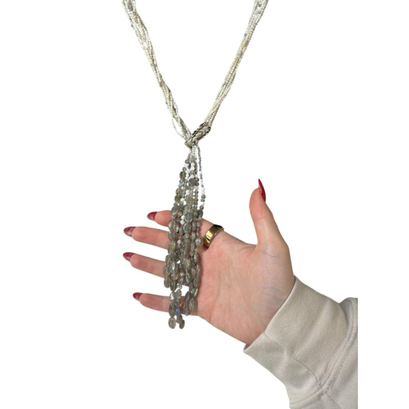 John Hardy Legends Naga Lariat Necklace with Blue Sapphire - Picture 3 of 8